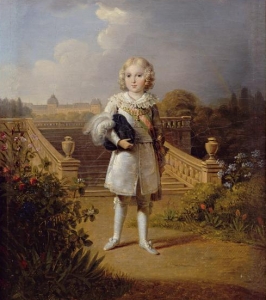 George Rouget, Portrait du Roi de Rome aux Tuileries. Ajaccio, Musée Fesch