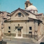 Ajaccio, cathédrale Notre–Dame de l’Assomption, la façade avant les travaux de restauration