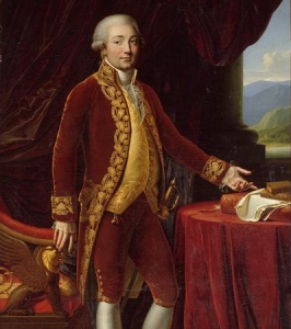 Anne–Louis Girodet de Roussy–Trioson, Portrait of Carlo Maria Buonaparte. Ajaccio,  Hôtel de ville, Salon Napoléonien