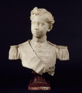 Jean-Baptiste Carpeaux, Busto del Principe Imperiale. Ajaccio, Museo Fesch