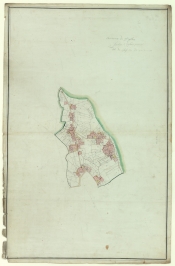 Plan cadastral de la commune de Orco Feglino, localité Feglino (Savone). Turin, Archives nationales