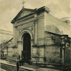 Ajaccio, la Chapelle Impériale dans une photo du début du XXe siècle