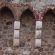 Sarzana (La Spezia), Fortezza di Sarzanello, marble corbels and brickwork arches