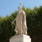 Lucca, Piazza Napoleone, monumento a Maria Luisa Borbone